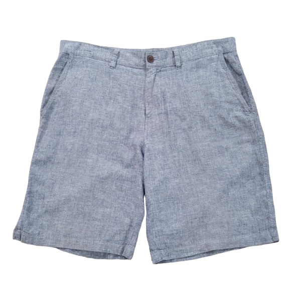 Patagonia Men’s Blue Chambray‎ Back Step Shorts Size: 34 - Picture 1 of 10